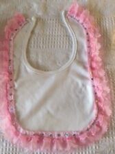 Baby Frilly Bib Lace Romany for sale  MAIDSTONE