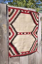 Manta de silla de montar de alfombra navajo antigua tejido indio nativo americano 1910 segunda mano  Embacar hacia Argentina