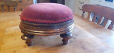 Victorian walnut footstool for sale  TOWCESTER