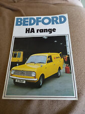 Bedford van brochure for sale  CHESTERFIELD