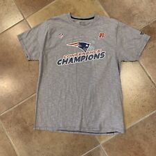 New England Shirt Gray Short Sleeve Crew NFL Conference Champions Pro Line XL for sale  Shipping to South Africa