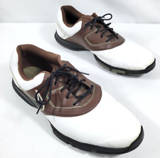 Zapatos de golf Nike para hombre Heritage talla 11 blancos y marrones 552069-101 segunda mano  Embacar hacia Argentina