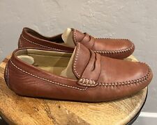 Zapatos para conducir Robert Zur para hombre talla 11 Amazonas marrón cuero suave deslizables segunda mano  Embacar hacia Argentina