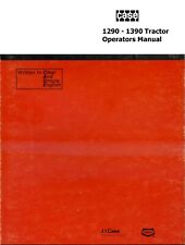 Case David Brown 1290 1390 Tractor Operator Maint Lubrication Instruction Manual for sale  New York