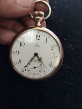 Reloj Bolsillo Omega Vintage Funcionando 7 Joyas Estuche Lleno de Oro segunda mano  Embacar hacia Argentina