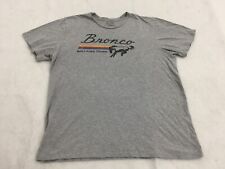 Ford Bronco T Shirt Mens XL Gray Short Sleeve Graphic Print, used for sale  Shipping to South Africa