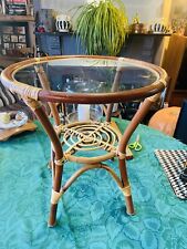 Vintage rattan side for sale  PADSTOW
