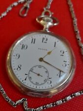 Vintage Prata ZENITH Relógio de Bolso Masculino de Trabalho _484 comprar usado  Enviando para Brazil