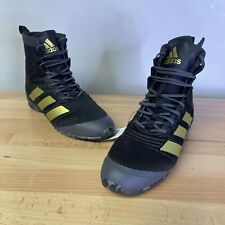 Novo com etiquetas Adidas Speedex 18 botas de boxe sapatos preto ouro GY4079 masculino 6.5 / feminino 7.5 comprar usado  Enviando para Brazil