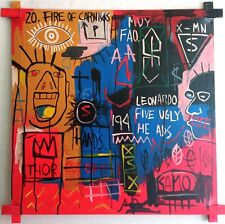 JEAN-MICHEL BASQUIAT ACRYLIC ON CANVAS DATED 1983 IN GOOD CONDITION for sale  Shipping to South Africa