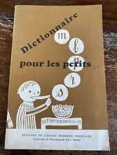 Ancien dictionnaire petits d'occasion  Lamotte-Beuvron