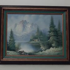 Vintage landscape painting for sale  Cherryville