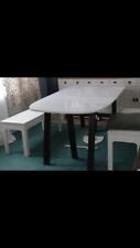 Ikea white dining for sale  BIGGLESWADE