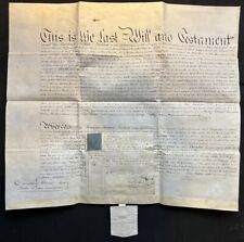 1814 last testament for sale  BEDFORD