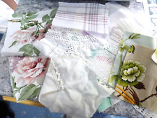 Vintage fabric scraps for sale  TELFORD