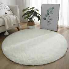 Living Room Round Rug Carpet Nonslip Bedside Coffee Table Mat Thick Pile Rugs, used for sale  Shipping to South Africa