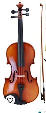 Crafteem Spruce and Maple Solid Wood 1/2 Size Violin Outfit for Beginners for sale  Shipping to South Africa