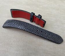 Genuine Stingray Leather Watch Strap Band Size 12 14 16 18 19 20 22 24 26 30mm for sale  Shipping to South Africa