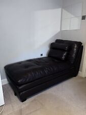Leather look chaise for sale  MAIDENHEAD