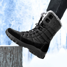 Winter Men Snow Boots Men Hiking Boots Waterproof Leather  Men's Boots Sneakers for sale  Shipping to South Africa