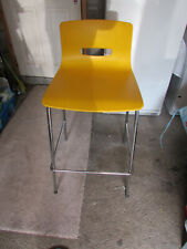 yellow metal stool for sale  SCARBOROUGH