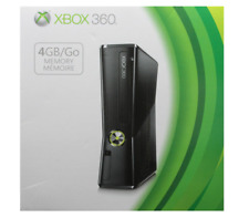 Sistema de juegos de consola Microsoft Xbox 360 S 4 GB solo negro, caja abierta segunda mano  Embacar hacia Argentina