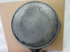 Vintage "ERIE" NO. 7  Cast Iron Skillet Second Series - Makers Mark - Heat Ring for sale  Shipping to South Africa