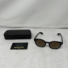 Moscot Grunya Sunglasses Black Tortoise LE w/Original Hard Case + More, used for sale  Shipping to South Africa
