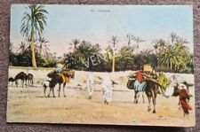 Tunisia postcard caravan d'occasion  Expédié en Belgium
