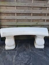 White concrette bench for sale  ROMFORD