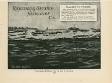 1904 Richelieu & Ontario Navegação Anúncio Cruzeiros a Vapor Mil Ilhas Saguenay, usado comprar usado  Enviando para Brazil