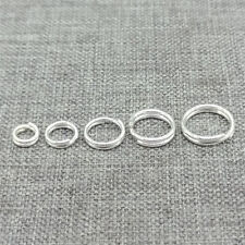 30pcs of 925 Sterling Silver Split Rings 4mm 5mm 6mm 7mm 8mm for Jewelry Making for sale  Shipping to South Africa