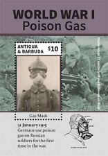 Folha de lembrança de selo de colecionador de gás venenoso Antígua e Barbuda - 2015 Primeira Guerra Mundial - MNH comprar usado  Enviando para Brazil