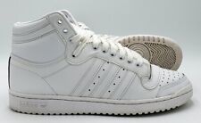 Usado, Adidas Top Ten Entrenadores de Cuero Medio S84596 Triple Blanco UK9/US9.5/EU43 segunda mano  Embacar hacia Argentina