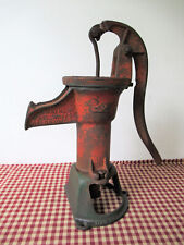 Antique Water Well Pump, Vtg Cast Iron, Green/Orange Paint, WAYNE AGL WORKS, NC for sale  Shipping to Canada