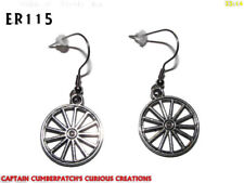 Steampunk earrings silver for sale  TODMORDEN