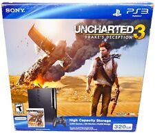 Sony PlayStation 3 Slim PS3 320 GB Negro Uncharted 3 Paquete Completo segunda mano  Embacar hacia Argentina