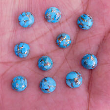 Lote de piedras preciosas sueltas cabujón de cobre azul natural turquesa de 4 mm a 20 mm segunda mano  Embacar hacia Argentina