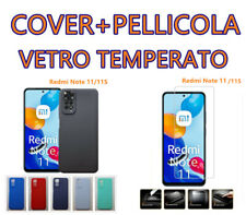 Cover Custodia  Morbida  Silicone per XIAOMI Redmi Note 11/NOTE11S + Pellicola  usato  Milano