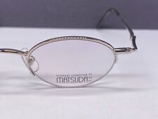 Matsuda Glasses Mens Women Round Oval Silver 101 Japan Half Brand NP $399 for sale  Shipping to South Africa