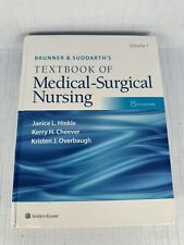 Volume 1 APENAS no livro didático de enfermagem médico-cirúrgica de Brunner e Suddarth, usado comprar usado  Enviando para Brazil