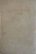 Galileo galilei. opere. usato  Italia