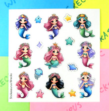 Mermaids stars sticker for sale  Warrensburg