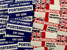 24 x Adesivos Portsmouth FC Pompey - Cachecol bandeira camisa emblema estampa 657 chapéu tripulação comprar usado  Enviando para Brazil