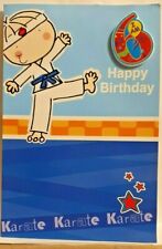 karate birthday card for sale  HUDDERSFIELD
