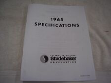 1965 studebaker specification for sale  Horsham