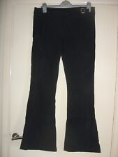 black stretch bootcut trousers for sale  WORKSOP