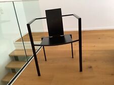 Design Stuhl / Sessel schwarz Metall / Holz gebraucht kaufen  Hürth