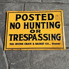 Vintage hunting trespassing for sale  Hollywood