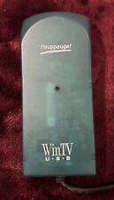 Vintage Hauppauge WinTV USB TV Tuner Capture SVideo Coax NTSC Model 40211 for sale  Shipping to South Africa
